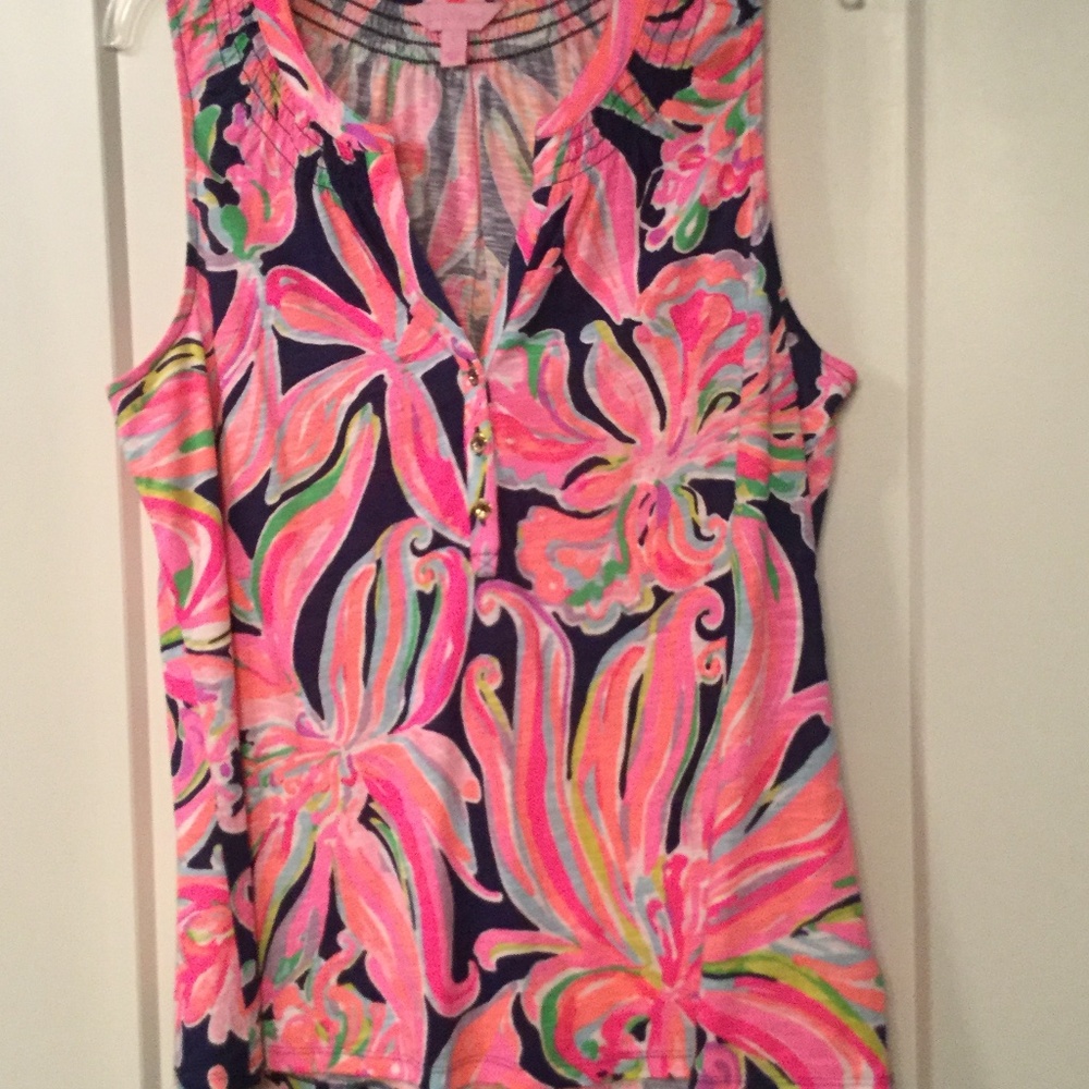 EUC Lilly Pulitzer Essie Tank Top
